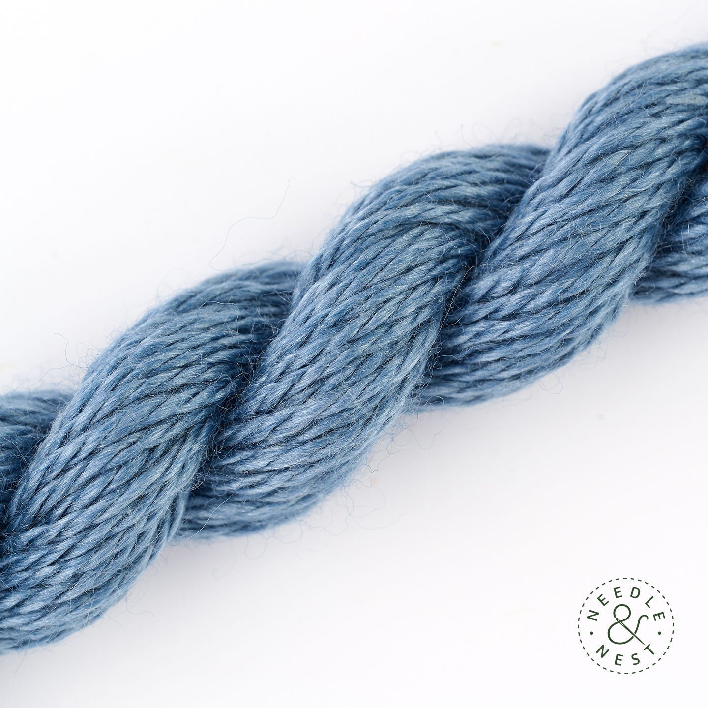 Silk & Ivory Blue Denim