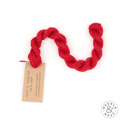 Silk & Ivory Really Red