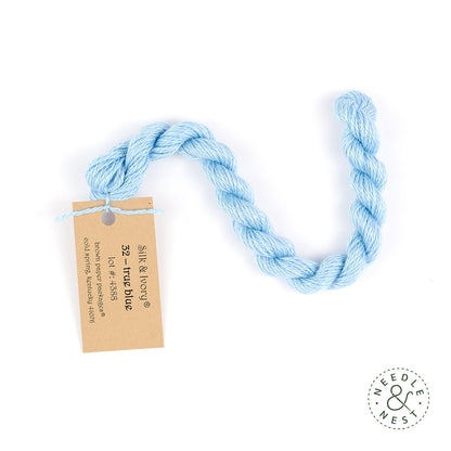 Silk & Ivory True Blue