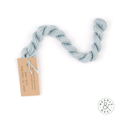 Silk & Ivory Slate Blue