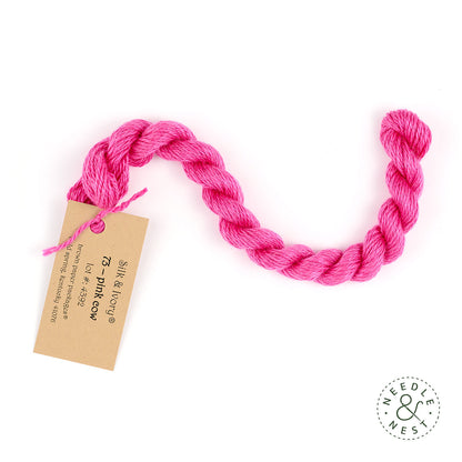 Silk & Ivory Pink Cow