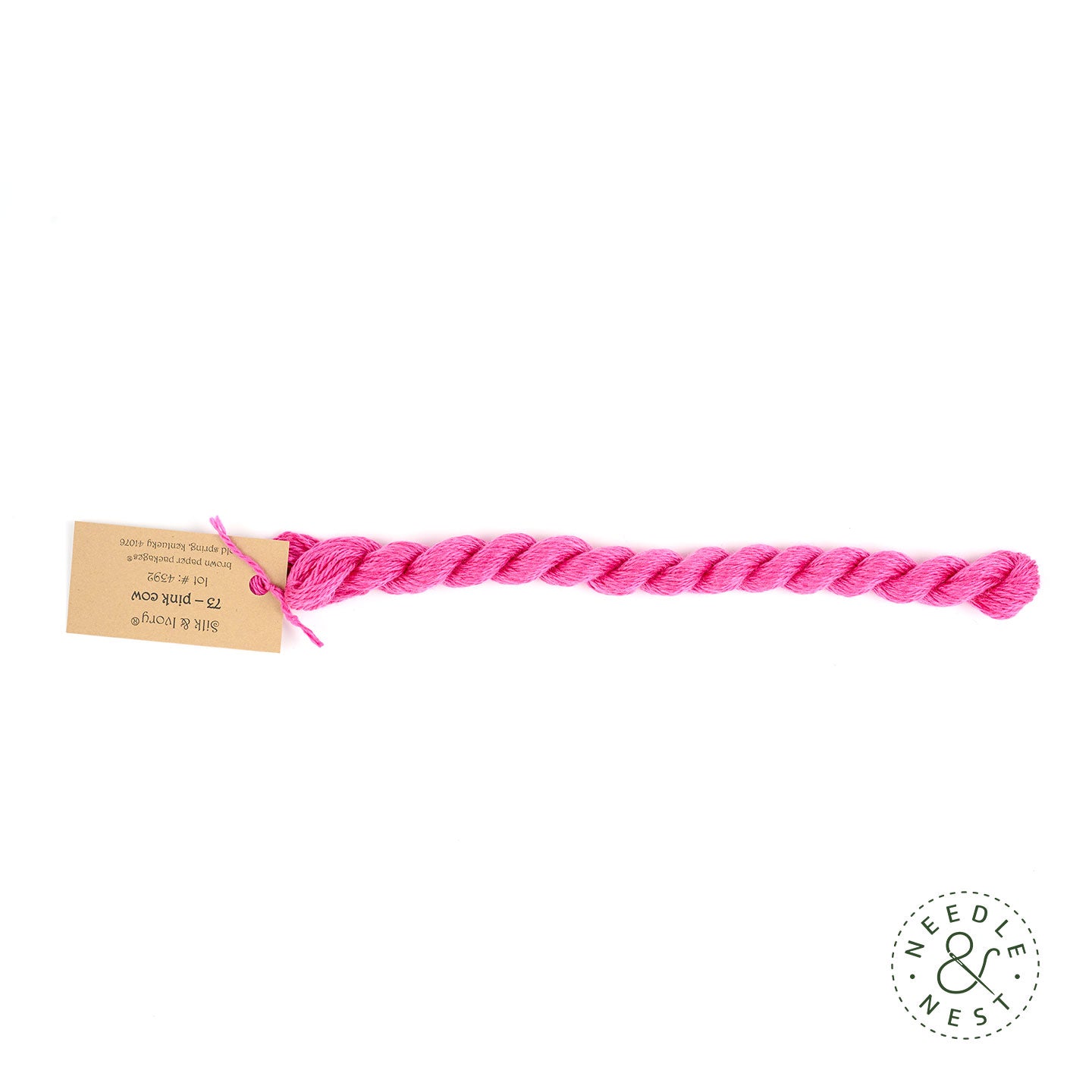 Silk & Ivory Pink Cow