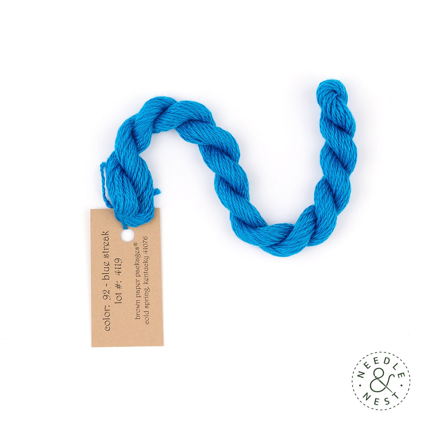 Silk & Ivory Blue Streak