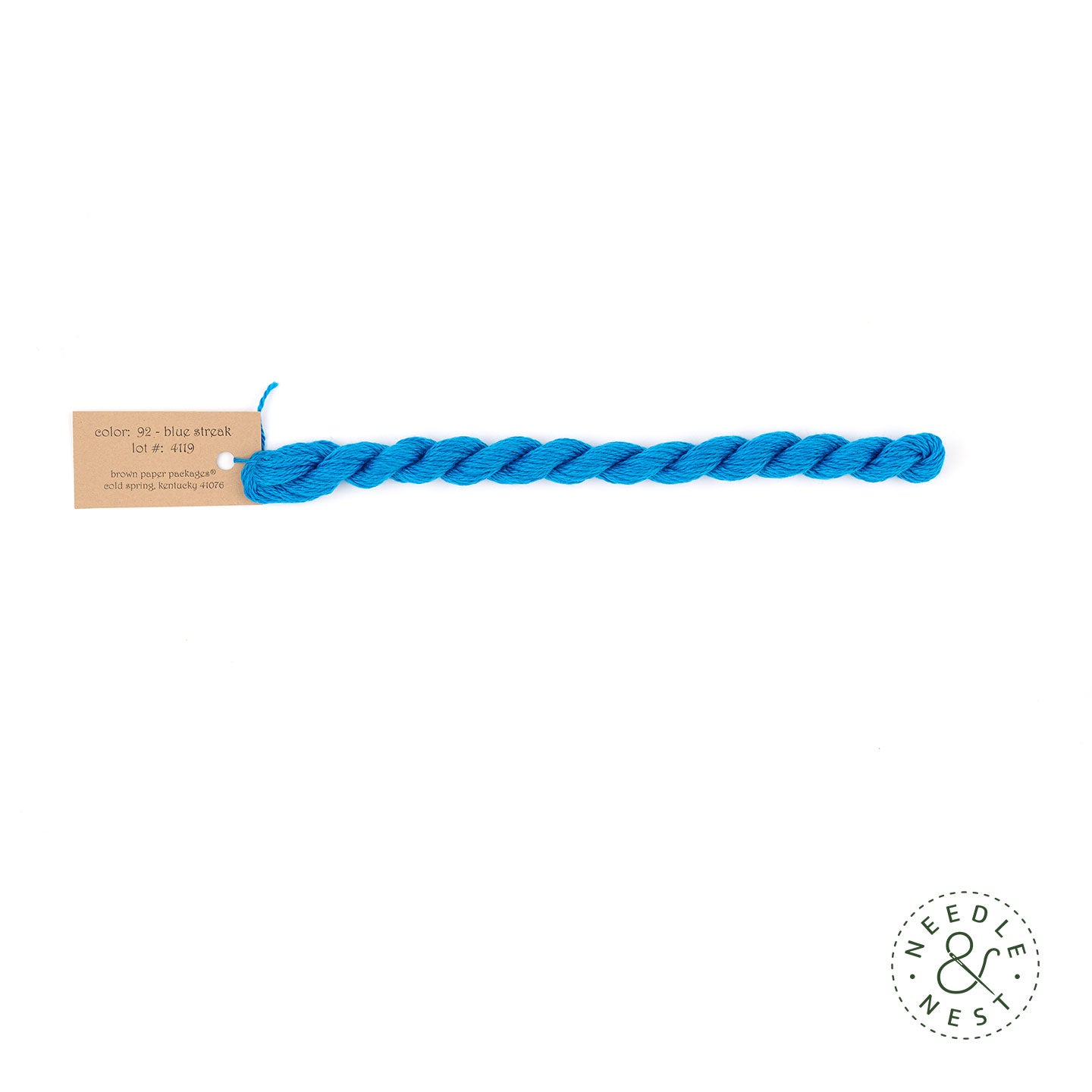 Silk & Ivory Blue Streak