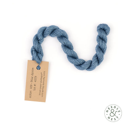 Silk & Ivory Blue Denim