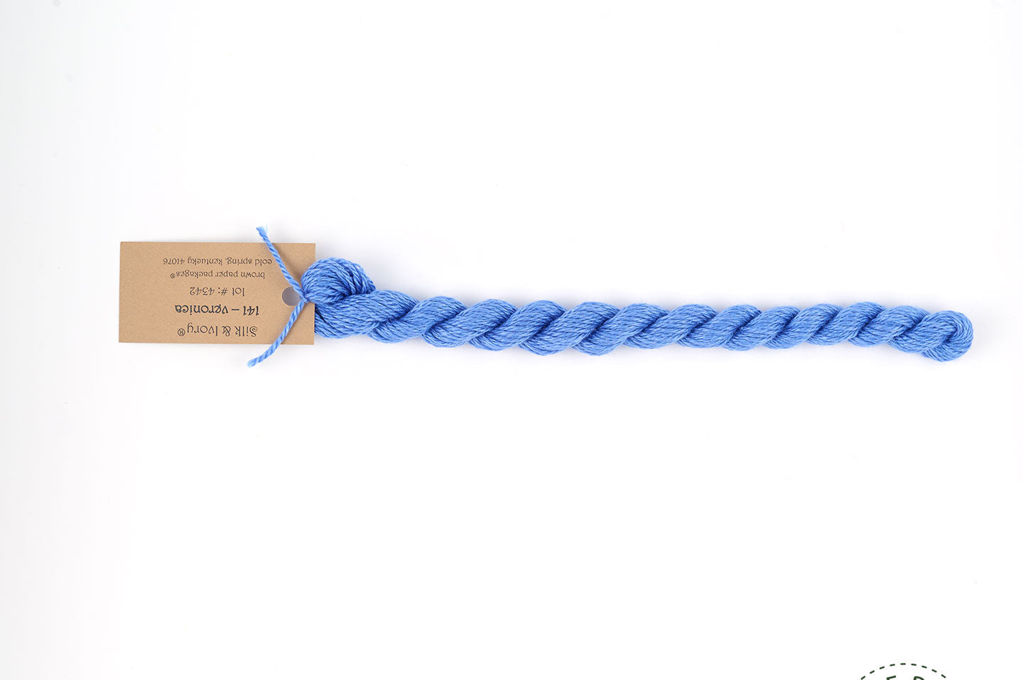 Silk & Ivory Veronica Thread on a White Background