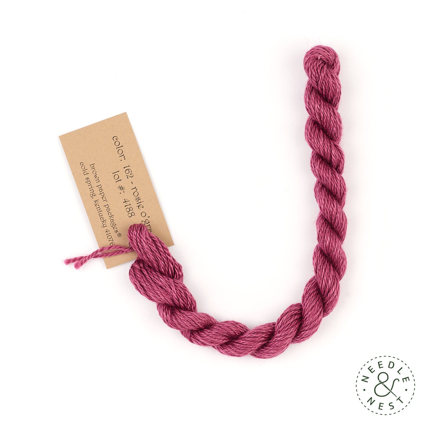 Silk & Ivory Rosie O'Grady Thread on a White Background