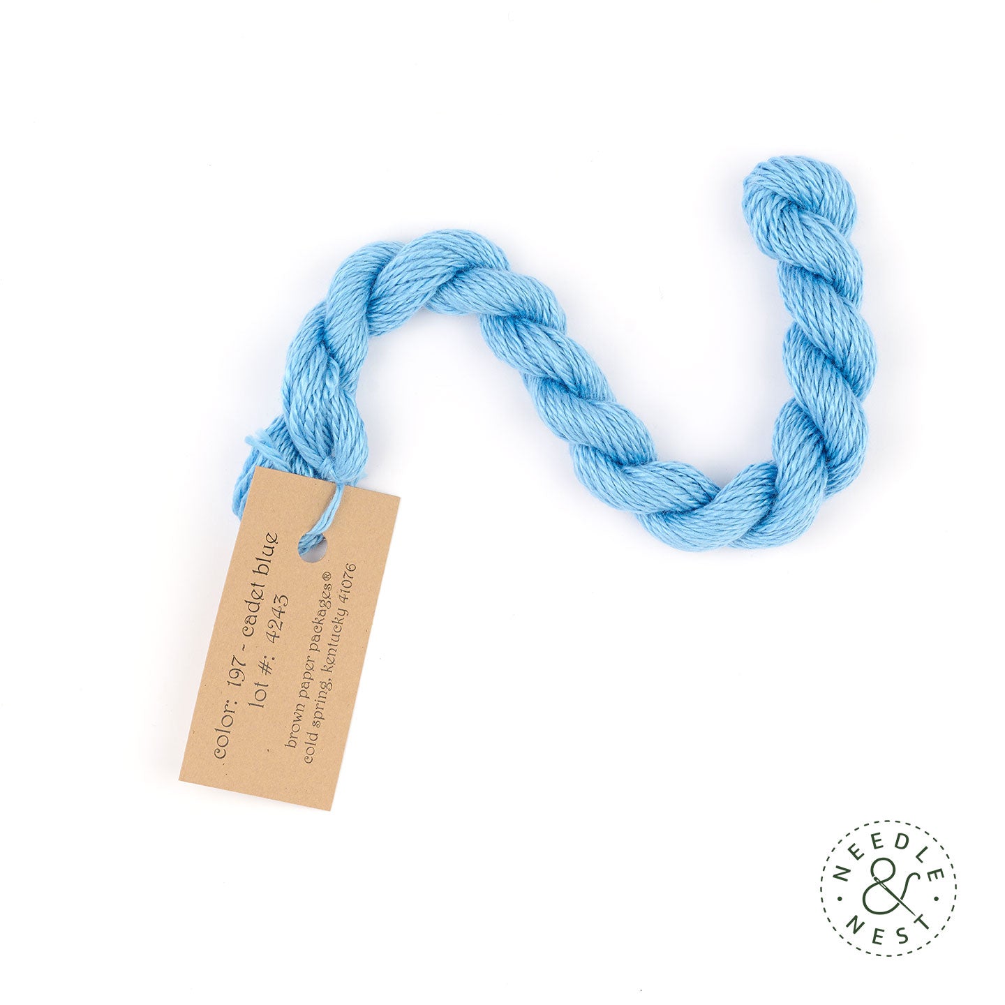 Silk & Ivory Cadet Blue