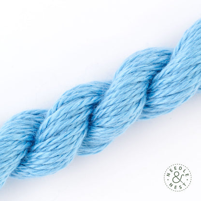 Silk & Ivory Cadet Blue