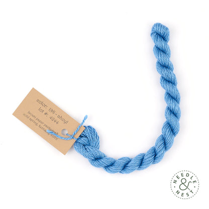Silk & Ivory Ahoy! Thread on a White Background