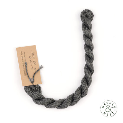Silk & Ivory Seal Thread on a White Background