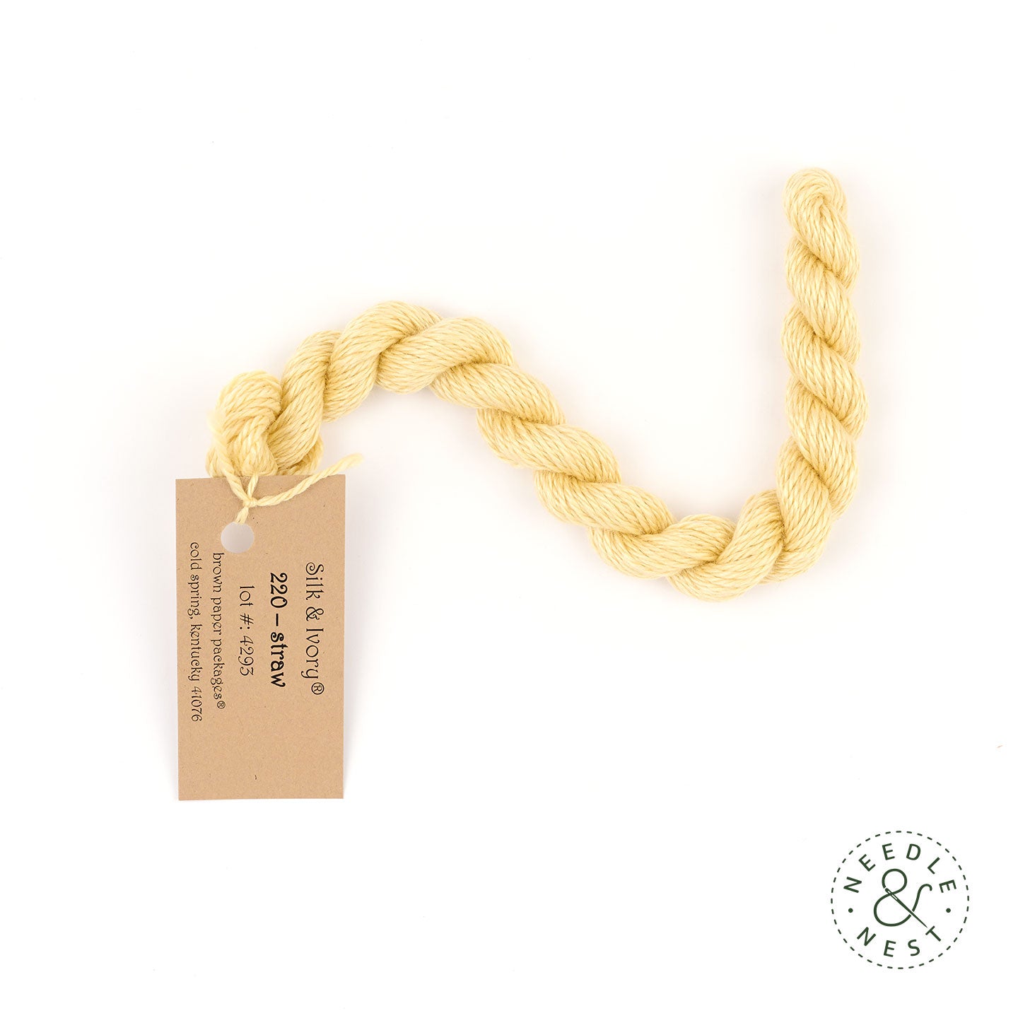 Silk & Ivory Straw