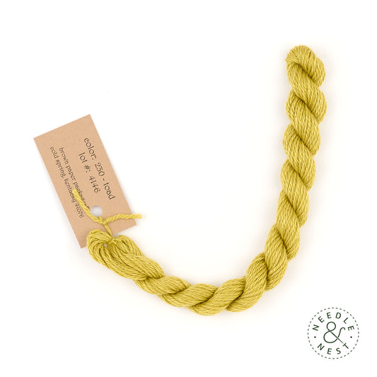 Silk & Ivory Toad Thread on a White Background