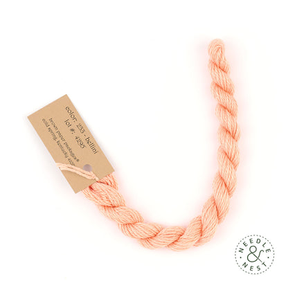 Silk & Ivory Bellini Thread on a White Background