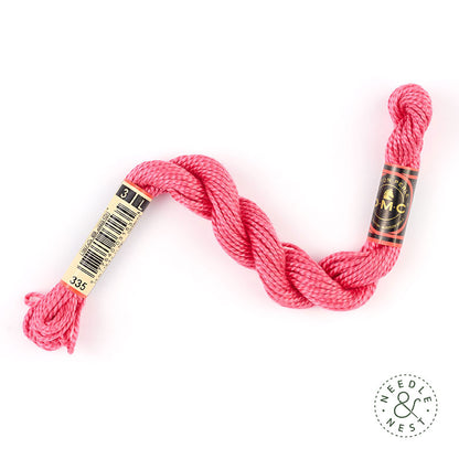 DMC 3 Pearl Cotton 335 Dark Pink