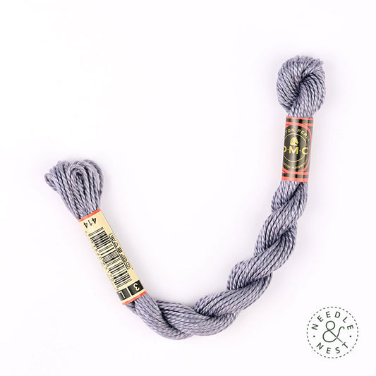 DMC 3 Pearl Cotton 414 Lead