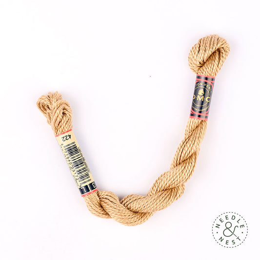 DMC 3 Pearl Cotton 422 Light Oak