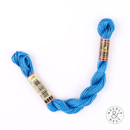 DMC 3 Pearl Cotton 517 Nautical Blue