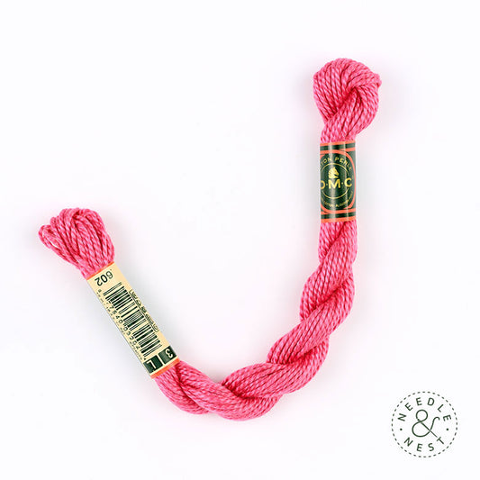 DMC 3 Pearl Cotton 602 Pink Verbena