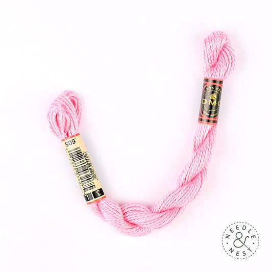 DMC 3 Pearl Cotton 605 Rosebud