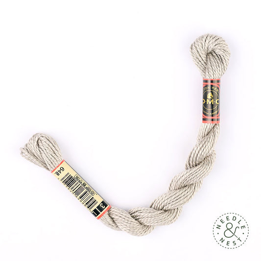 DMC 3 Pearl Cotton 648 White Pepper