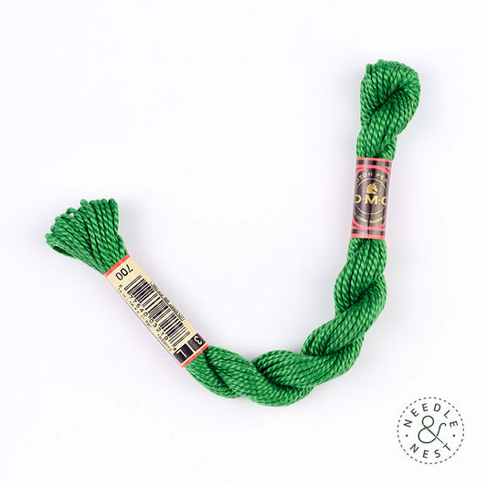 DMC 3 Pearl Cotton 700 Meadow Green