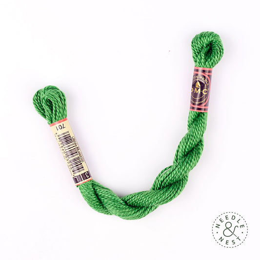 DMC 3 Pearl Cotton 701 Grass