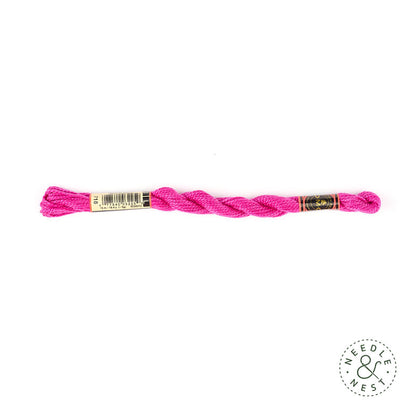 DMC 3 Pearl Cotton 718 Rose Magenta