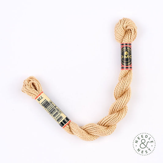 DMC 3 Pearl Cotton 738 Sahara