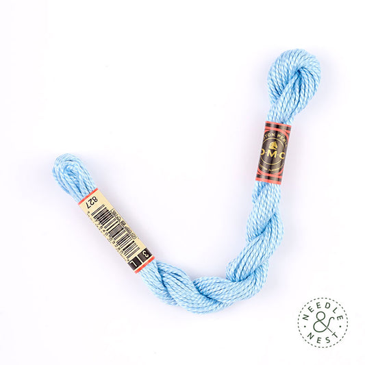 DMC 3 Pearl Cotton 827 Forget-Me-Knot