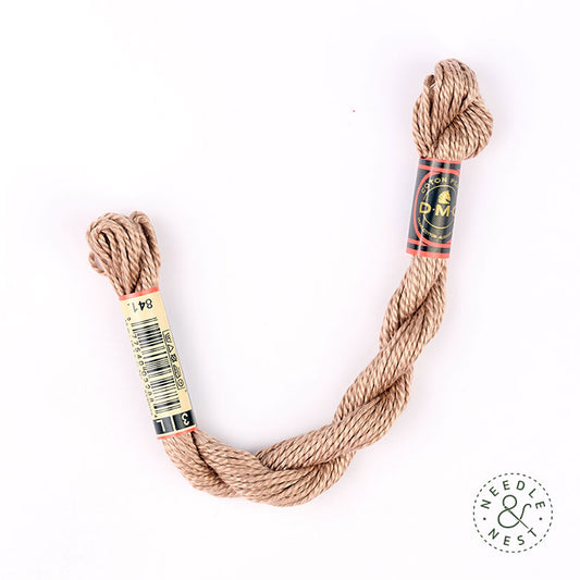 DMC 3 Pearl Cotton 841 Suede