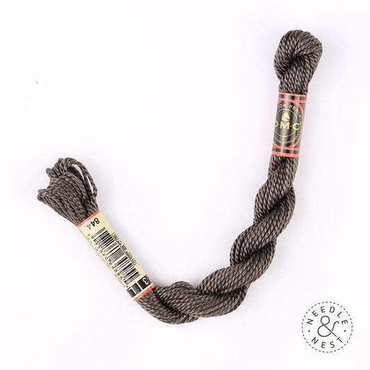 DMC 3 Pearl Cotton 844 Black Pepper