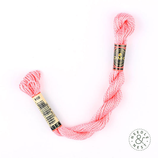 DMC 3 Pearl Cotton 894 Rose