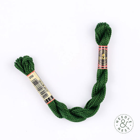 DMC 3 Pearl Cotton 895 Bottle Green