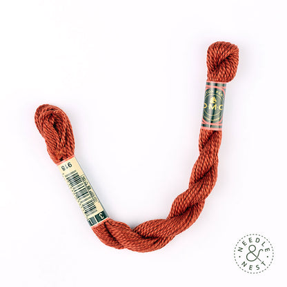 DMC 3 Pearl Cotton 918 Rosewood