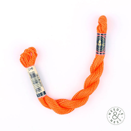 DMC 3 Pearl Cotton 947 Sunset