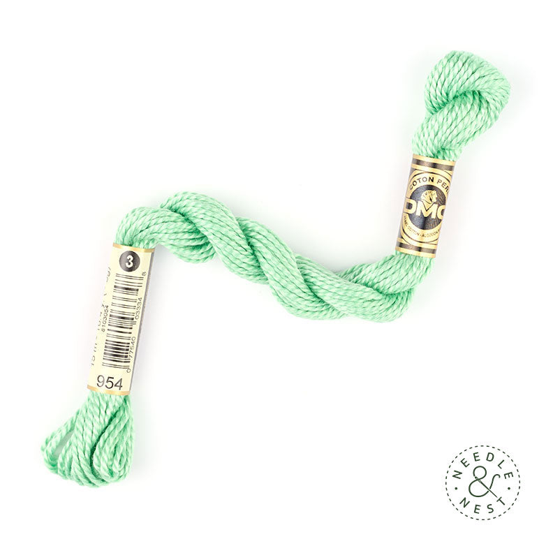 DMC 3 Pearl Cotton 954 Rice Field
