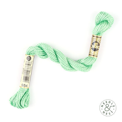 DMC 3 Pearl Cotton 954 Rice Field
