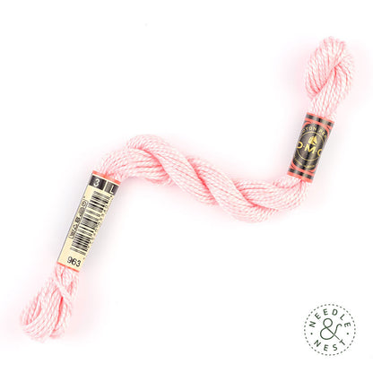 DMC 3 Pearl Cotton 963 Candy Pink