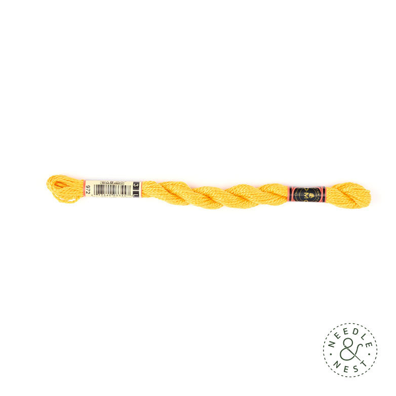 DMC 3 Pearl Cotton 972 Curry